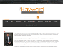 Tablet Screenshot of haywardteam.com